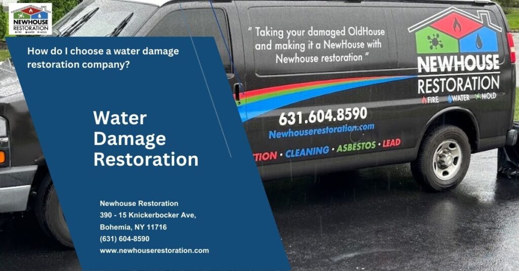 How do I choose a water damage restoration company on Long Island?